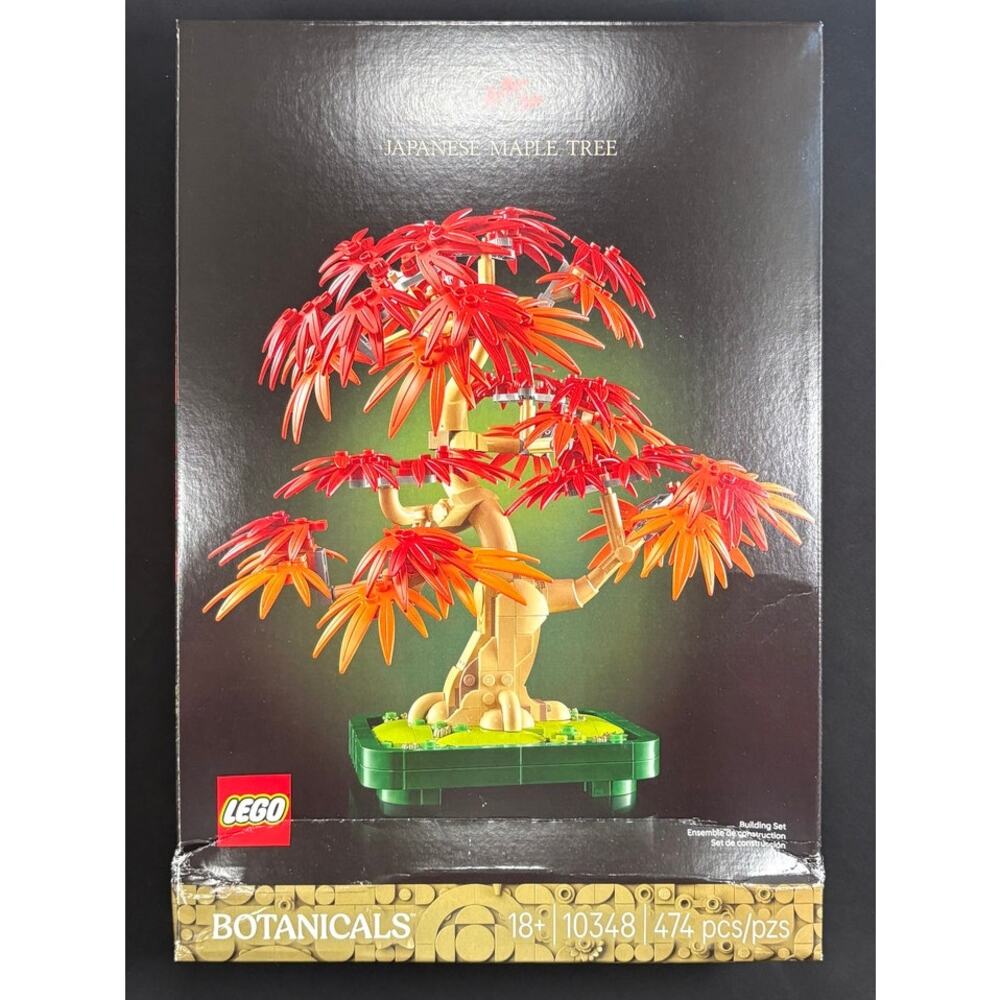 LEGO Botanicals Japanese Maple Tree Building Set 10348 FACTORY SEALED H